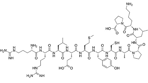 Struktura chemiczna peptydu Oligopeptide-20