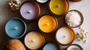 różne rodzaje wosków do świec