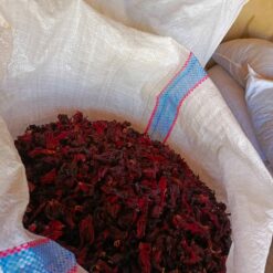 suszony kwiat hibiskusa w worku