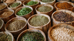 zioła w paszach dla zwierząt